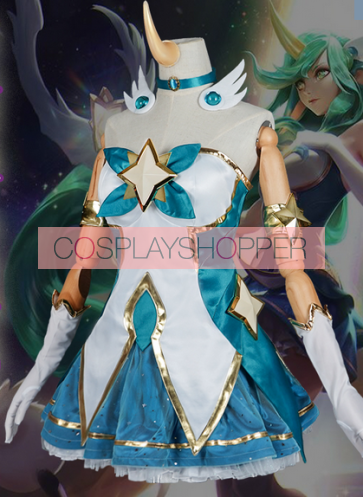 League of Legends Star Guardian Soraka Cosplay Costume 