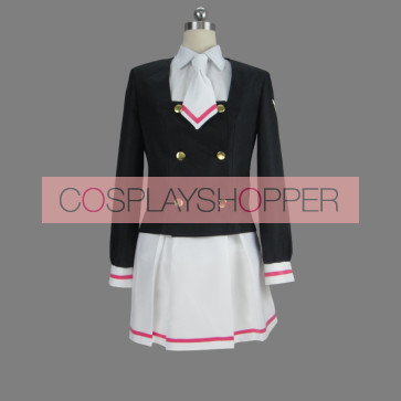 Cardcaptor Sakura: Clear Card Sakura Kinomoto School Uniform Cosplay Costume Version 2