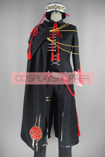 Code Geass Code Black Lelouch Lamperouge Cosplay Costume