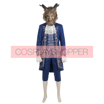 2017 New Movie Beauty and the Beast Beast Cosplay Costume - Version 2