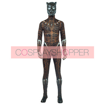 Black Panther Jumpsuit Yellow Version Cosplay Costume