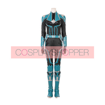 2019 Movie Captain Marvel Carol Danvers Ms. Marvel Cosplay Costume