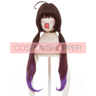 Brown 80cm The Ryuo's Work is Never Done! Ai Hinatsuru Cosplay Wig