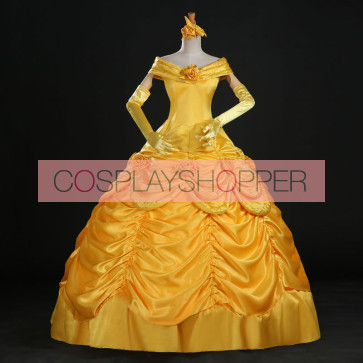 Disney Deluxe Beauty and the Beast Belle Dress Cosplay Costume
