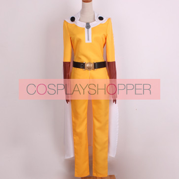 One-Punch Man Saitama Caped Baldy Hagemanto Cosplay Costume - Version 2