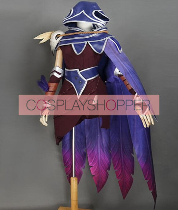 League of Legends LOL The Rebel Xayah Cosplay Costume