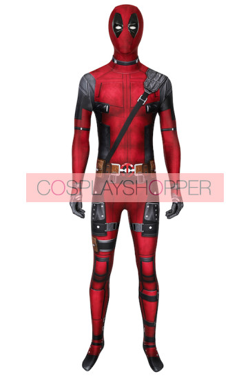 Moive Deadpool Wade Wilson Jumpsuit Cosplay Costume
