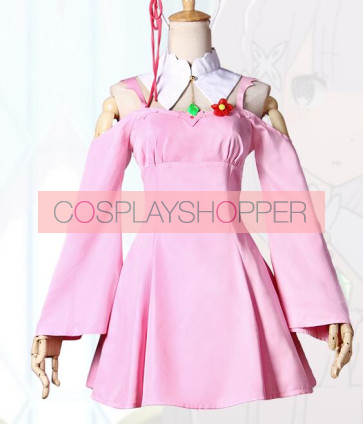 Re:Zero - Starting Life in Another World Emilia Pink Dress Cosplay Costume