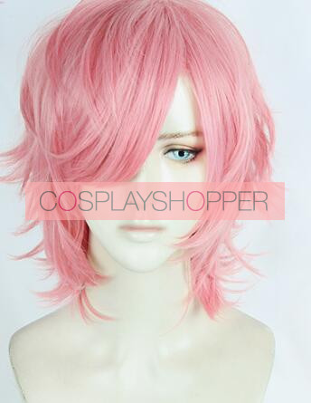 Pink 35cm Yarichin Bitch Club Ayato Yuri Cosplay Wig