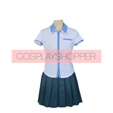 Kuromukuro Yukina Shirahane Girl's School Uniform Cosplay Costume