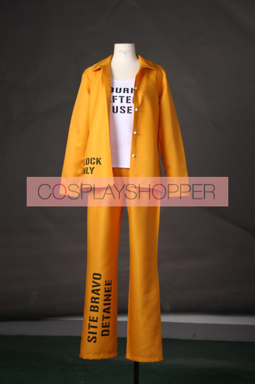 Suicide Squad Harley Quinn Prison Suit Cosplay Costume