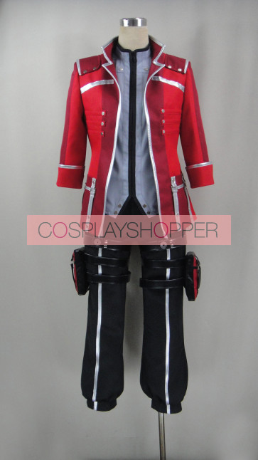 God Eater Burst Lenka Utsugi Cosplay Costume (with Red Coat)
