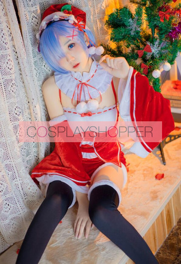 Re:Zero - Starting Life in Another World Rem Christams Suit Cosplay Costume