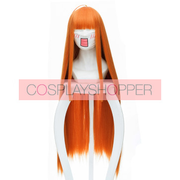 Orange 90cm Persona 5 Futaba Sakura Cosplay Wig