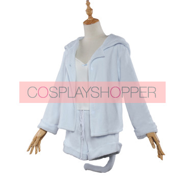 Re:Zero − Starting Life in Another World Rem Cat Sleepwear Cosplay Costume