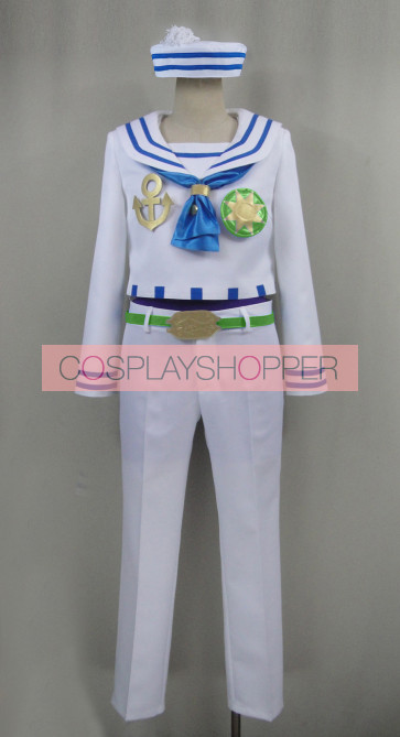 JoJo's Bizarre Adventure Josuke Higashikata Sailor Suit Cosplay Costume