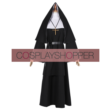 Movie The Nun Valak Black Cosplay Costume