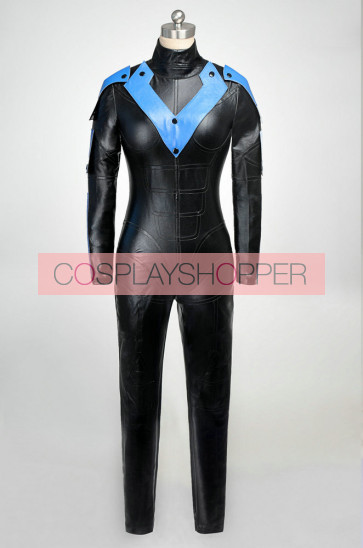 Batman: Arkham City Nightwing Cosplay Costume