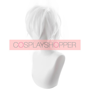 White 30cm A Certain Magical Index Season 3 Accelerator Cosplay Wig