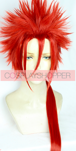 Red 75cm Final Fantasy VII Remake Reno Cosplay Wig