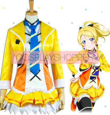 Love Live! The School Idol Movie Sunny Day Song Eli Ayase Cosplay Costume