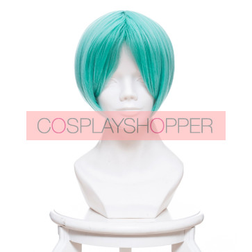 Green 30cm Land of the Lustrous Phosphophyllite Cosplay Wig