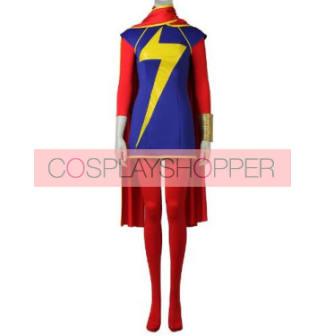 Ms. Marvel Kamala Khan Cosplay Costume