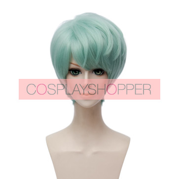 Green 30cm Mystic Messenger V Cosplay Wig