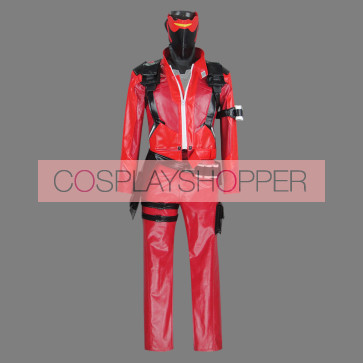 Overwatch Soldier 76 Red Suit Cosplay Costume