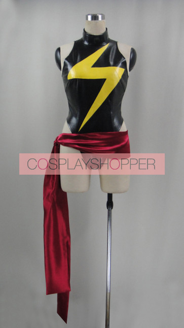 Marvel Avengers Alliance: Ms. Marvel Jumpsuit Cosplay Costume