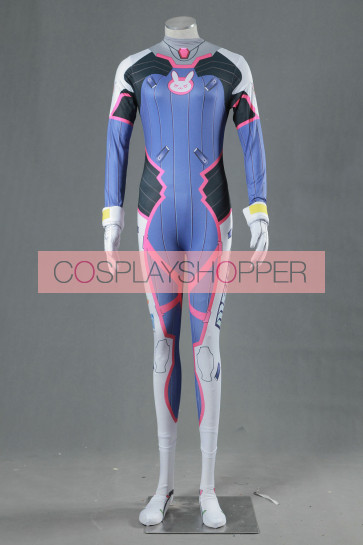 Overwatch D.VA Zentai Jumpsuit Cosplay Costume