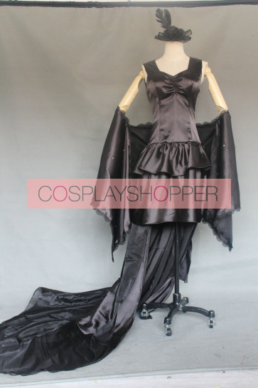 Tokyo Ghoul Rize Kamishiro Black Dress Cosplay Costume