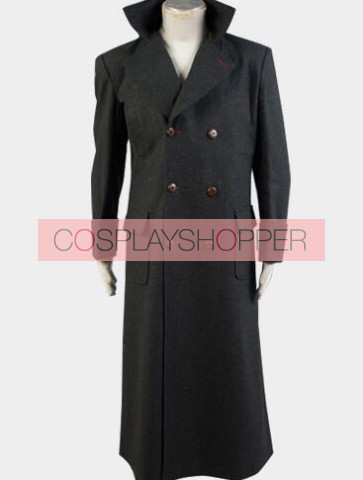 Sherlock Holmes Long Coat Cosplay Costume