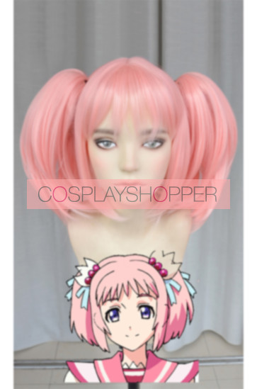 35cm Pink Re:Creators Mamika Kirameki Cosplay Wig