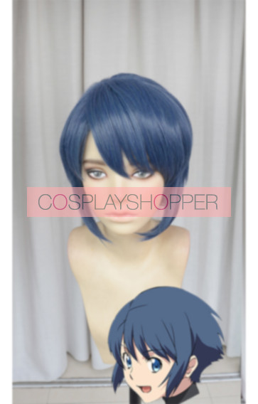 Blue 30cm Re:Creators Rui Kanoya Cosplay Wig