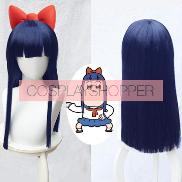 60cm Blue Pop Team Epic Poptepipic Pipimi Cosplay Wig
