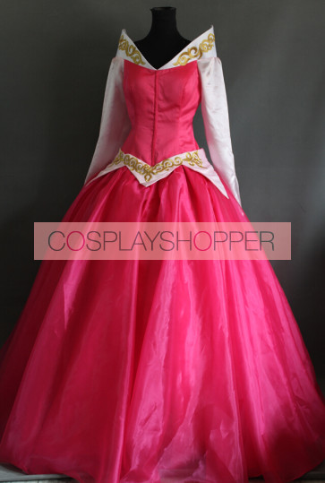 Sleeping Beauty Aurora Princess Dress Cosplay Costume