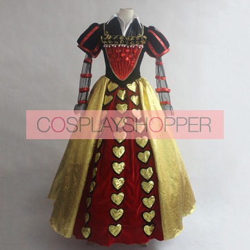 Alice in Wonderland Red Queen Cosplay Costume
