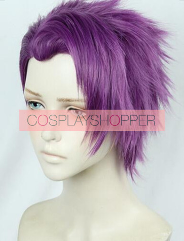 Purple 30cm Fate/Grand Order Saber Lancelot Cosplay Wig 