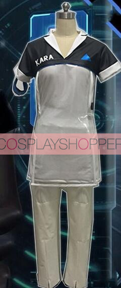 Detroit: Become Human Kara AX400 Agent Outfit Cosplay Costume Version 2