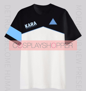 Detroit: Become Human Connor Kara AX400 Agent T-Shirt Cosplay Costume