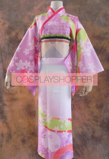 Kantai Collection KanColle Yamashiro Kimono Cosplay Costume