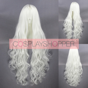White 100cm Kagerou Project Shion Kozakura Cosplay Wig