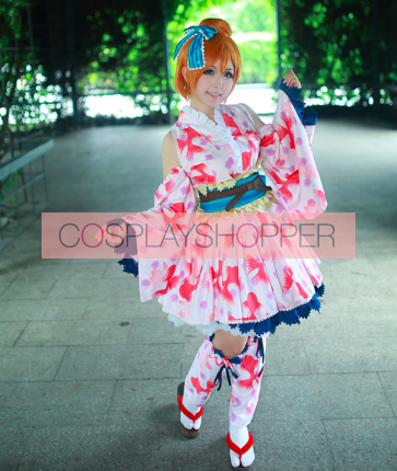 Love Live! Honoka Kosaka September Ver. Kimono Cosplay Costume