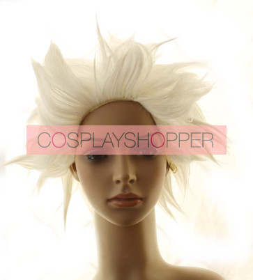 White Apollo Justice: Ace Attorney Godot Cosplay Wig