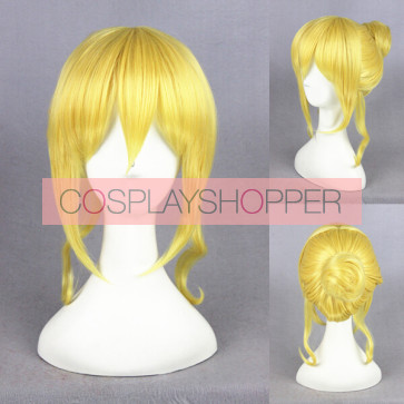 Yellow 35cm Love Live! Eli Ayase  January Ver. Cosplay Wig