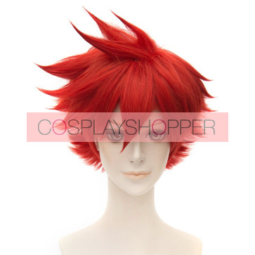 Red 30cm Touken Ranbu Aizen Kunitoshi Cosplay Wig