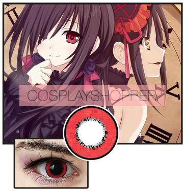 Date A Live Kurumi Tokisaki Cosplay Colored Contact Lenses