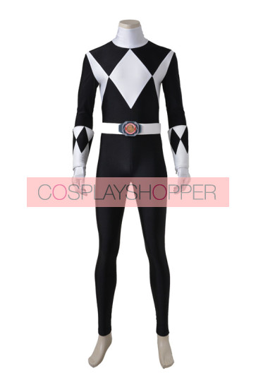 Power Rangers Zack/Black Ranger Cosplay Costume