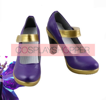 League of Legends LOL K/DA Ahri Purple Cosplay Shoes